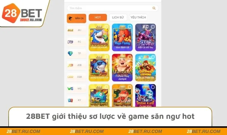 28BET giới thiệu sơ lược về game săn ngư hot