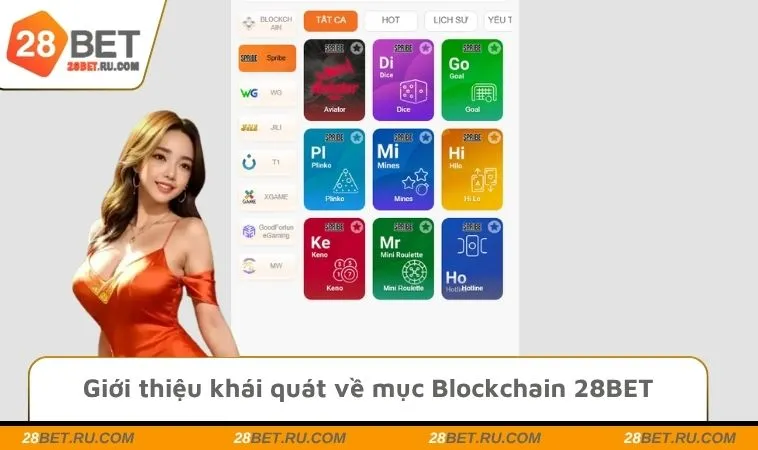 Giới thiệu khái quát về mục Blockchain 28BET