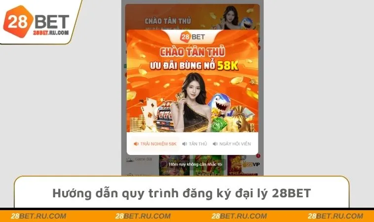 Hướng dẫn quy trình đăng ký đại lý 28BET