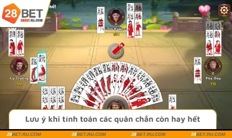 Lưu ý khi tính toán các quân chắn còn hay hết
