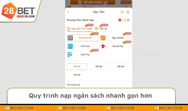 Quy trình nạp ngân sách nhanh gọn hơn